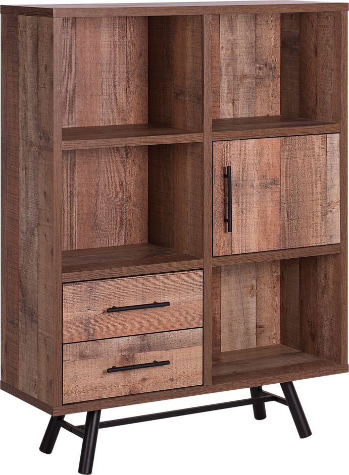 Beliani Regał jasne drewno ATLANTA