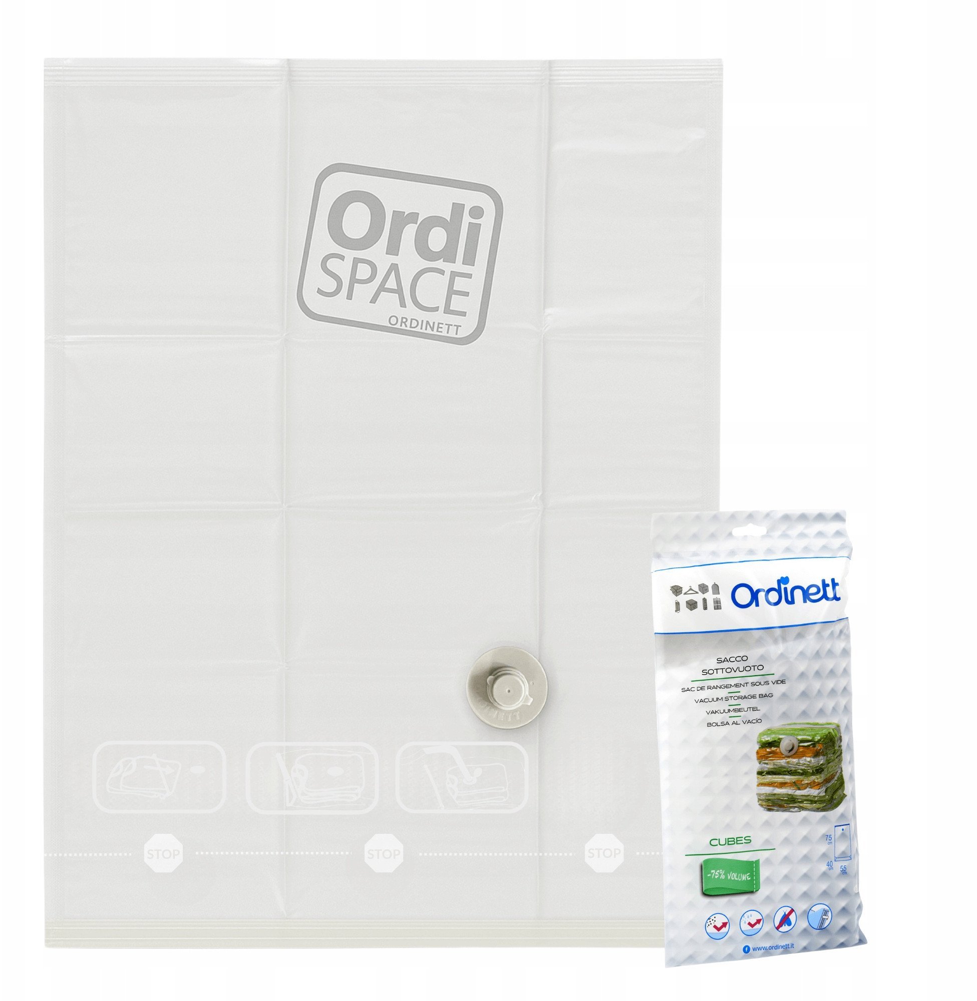 Aptel ORDINETT Vakuuma maiss Ordispace Cube 55x75x40cm 1231118