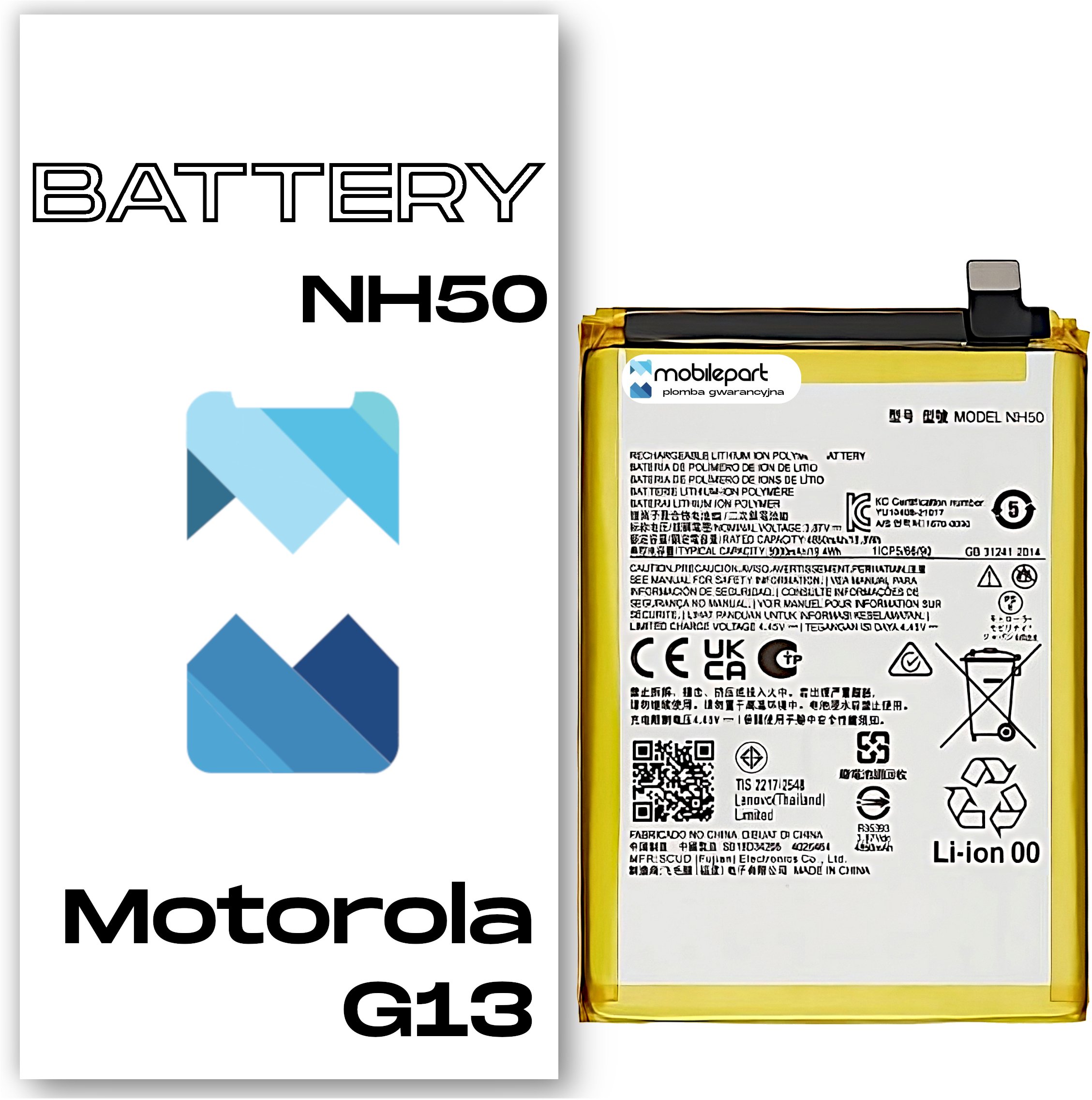 Bateria do Motorola Moto G13 XT2331 Świeżej Produkcji Nowy Akumulator NH50