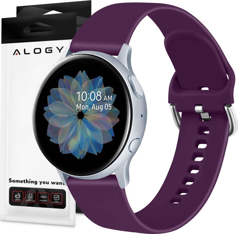 Zdjęcia - Bateria do telefonu Alogy Gumowy Uniwersalny pasek sportowy soft band do smartwatcha 20m 