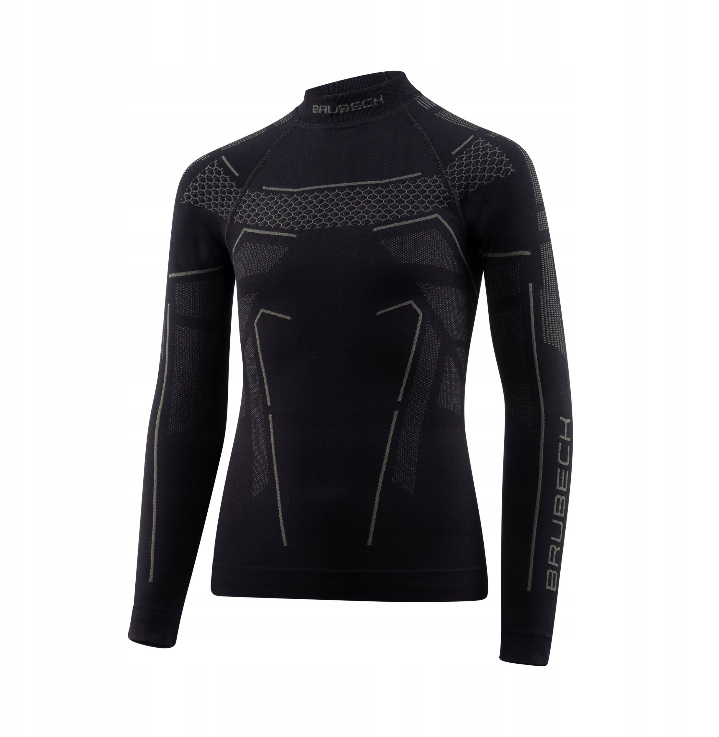 LS1612J Bluza dziecięca THERMO JUNIOR czarny/grafitowy 152/158