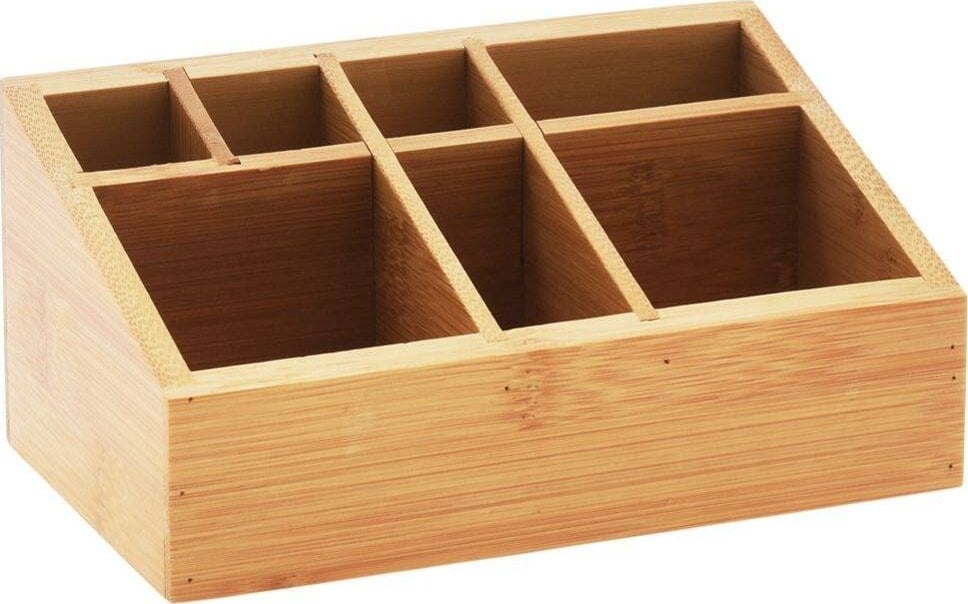 Eleganza Organizer na kosmetyki bambusowy, 17 x 10 x 8 cm