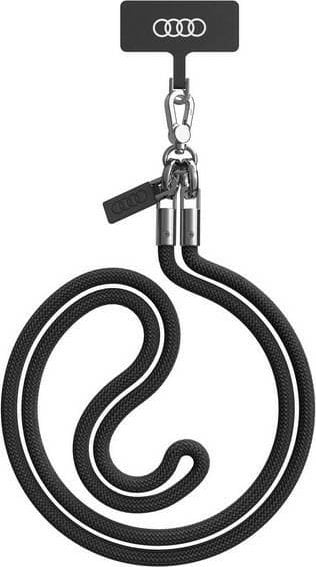 Audi Audi uniwersalna smycz do telefonu 120cm 6mm crossbody czarny/black AU-CBL8-R8/D1-BK