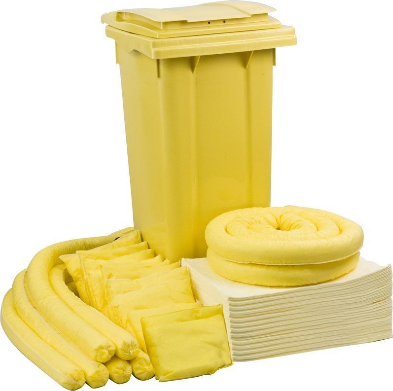 Topserw Zestaw sorbentowy, mobilny Whelly 120 - sorbenty chemiczne (absorpcja 112 l)