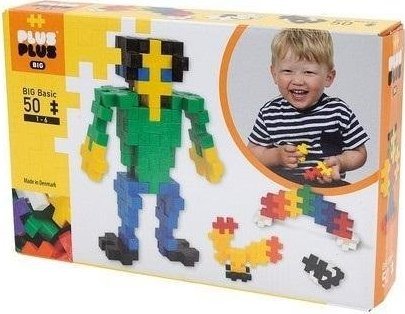 Plus Plus Klocki big Zestaw podstawowy 50 elementów 3271 DANTE