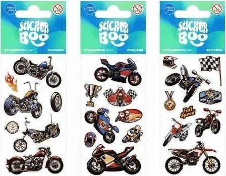 STICKERBOO NAKLEJ MOTOCYKLE 2 66X180 S-BOO PBH 120/1800