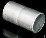 Kopos Łącznik do rurek 325/2 aluminiowy, średnica zewnętrzna 25 mm, średnica wewnętrzna 23 mm (325/2 AL)