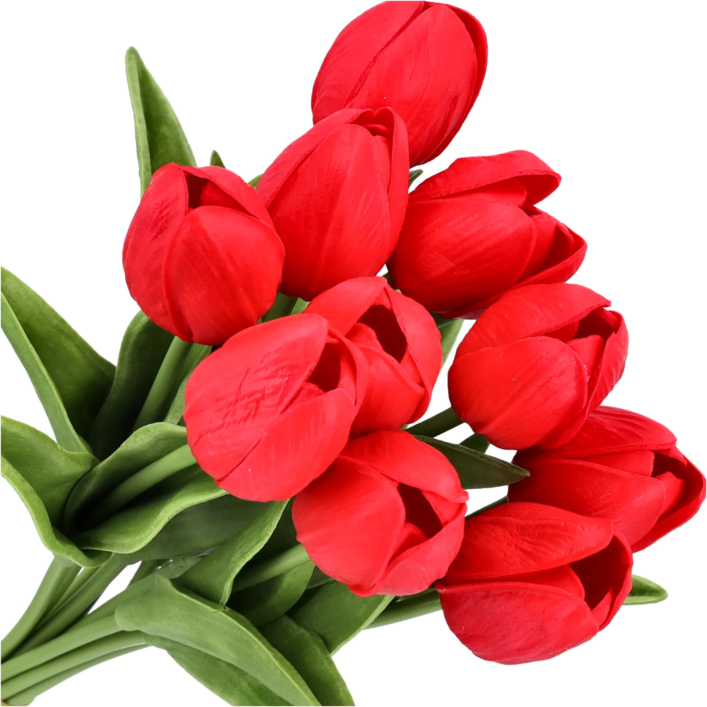 TULIPANY silikonowe na WIELKANOC do wazonu STROIK sztuczne KWIATY tulipan