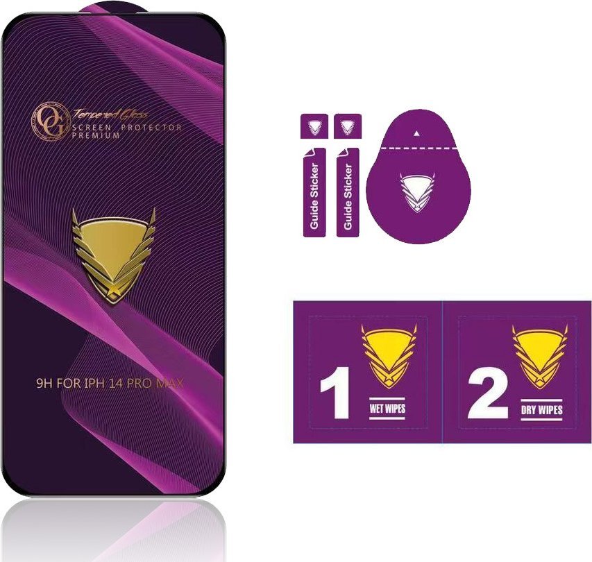 TelForceOne Szkło Hartowane Og Premium Do Samsung Galaxy A05S Czarna Ramka