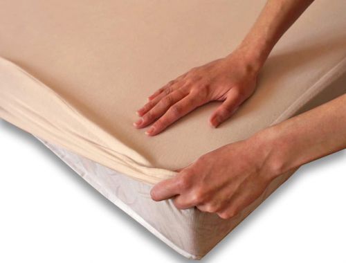 Darymex Ochronne prześcieradło z gumką SG kolor beż 180x200