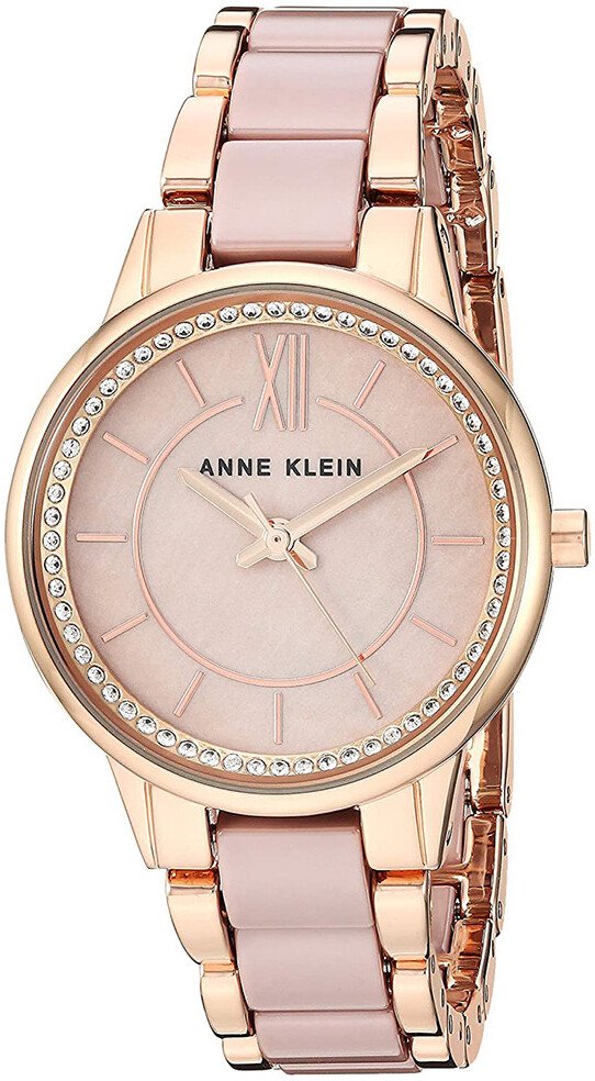 Zegarek Anne Klein Zegarek damski Anne Klein AK-3344TPRG różowy