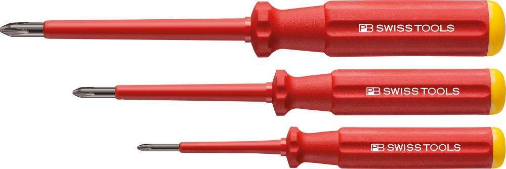 Zestaw wkrętaków VDE 3-częściowy PH w kartonowym pudełku Classic PB Swiss Tools