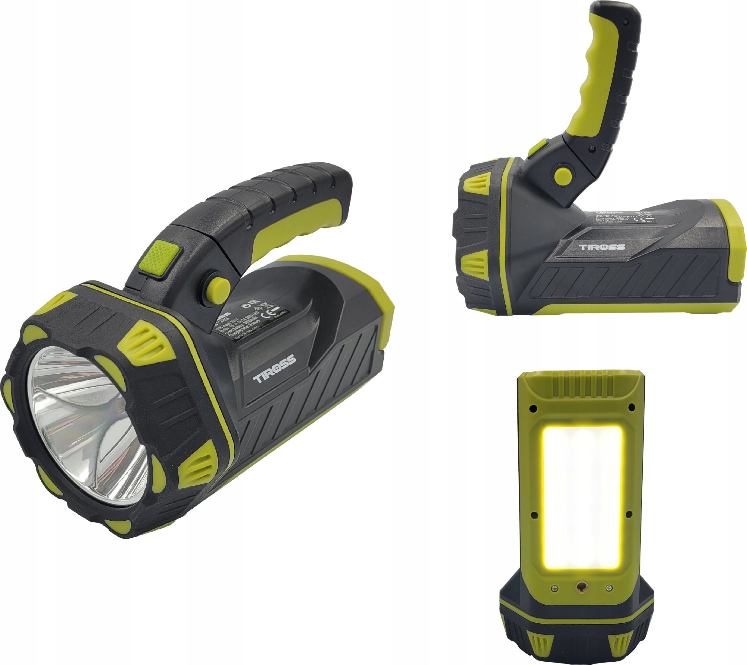 Latarka Tiross TIROSS LATARKA WIELOFUNKCYJNA AKU. 21SMD+14SMD