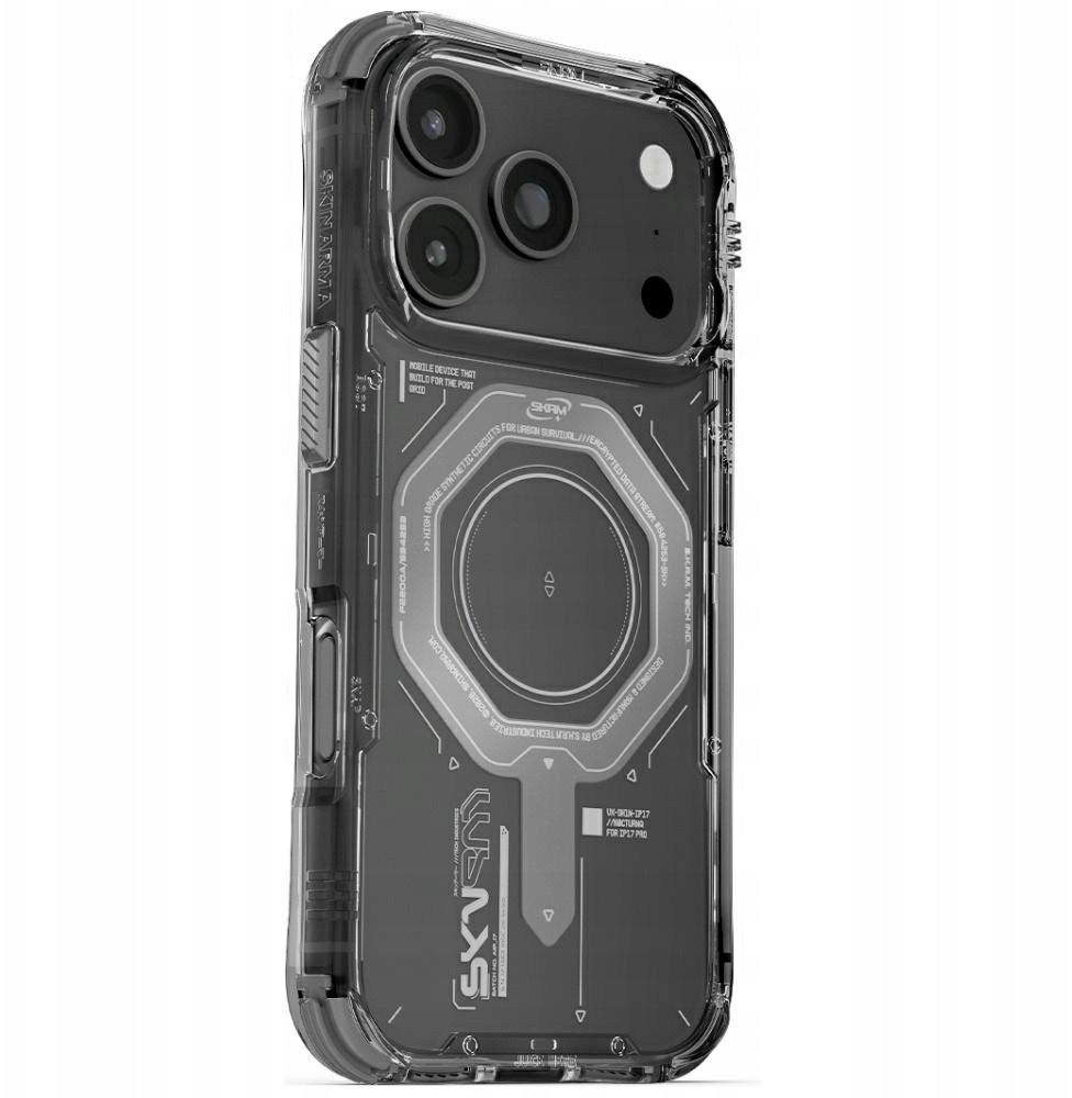 Skinarma Magma Case for iPhone 17 Pro Magnetic Charging Graphite