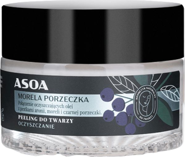 Asoa Peeling do twarzy - Naturalne oczyszczenie, 60 ml