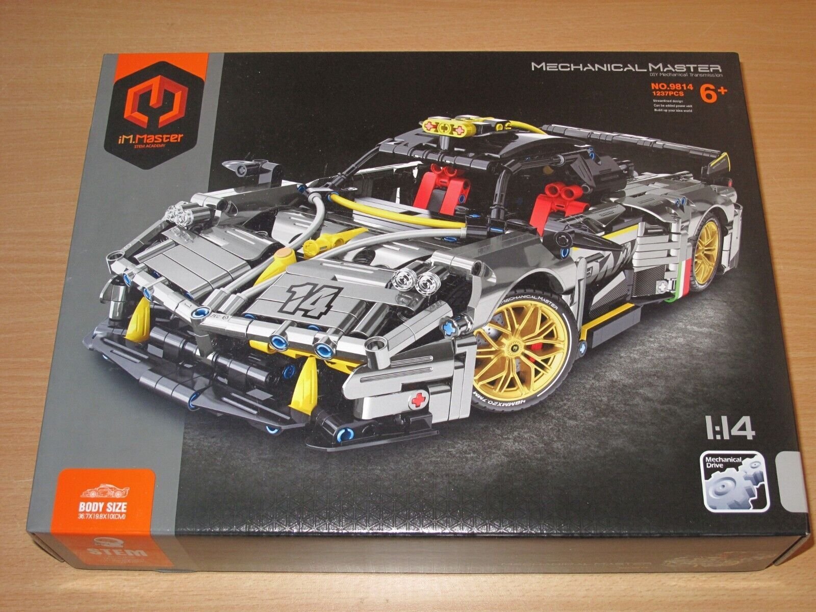 IM.MASTER model 1:14 auto srebrne1237el 9814 41445
