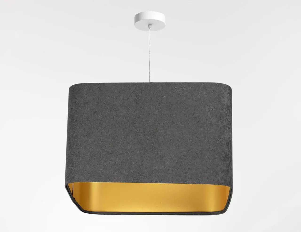 Lampa wisząca BPS KONCEPT Lampa wisząca KWADRO SUE 40w25 grafitowa/złota BPS KONCEPT