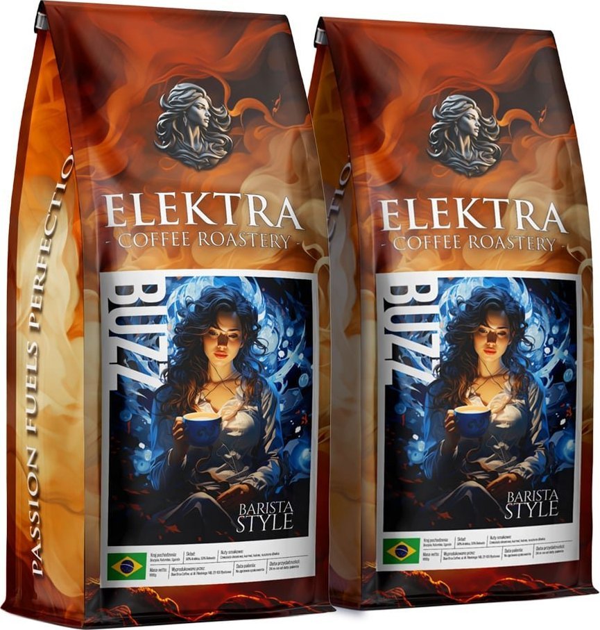 Kawa ziarnista Blue Orca Coffee Kawa ziarnista -BUZZ-BARISTA ŚWIEŻO PALONA 2x1KG-PALARNIA KAWY Elektra Line