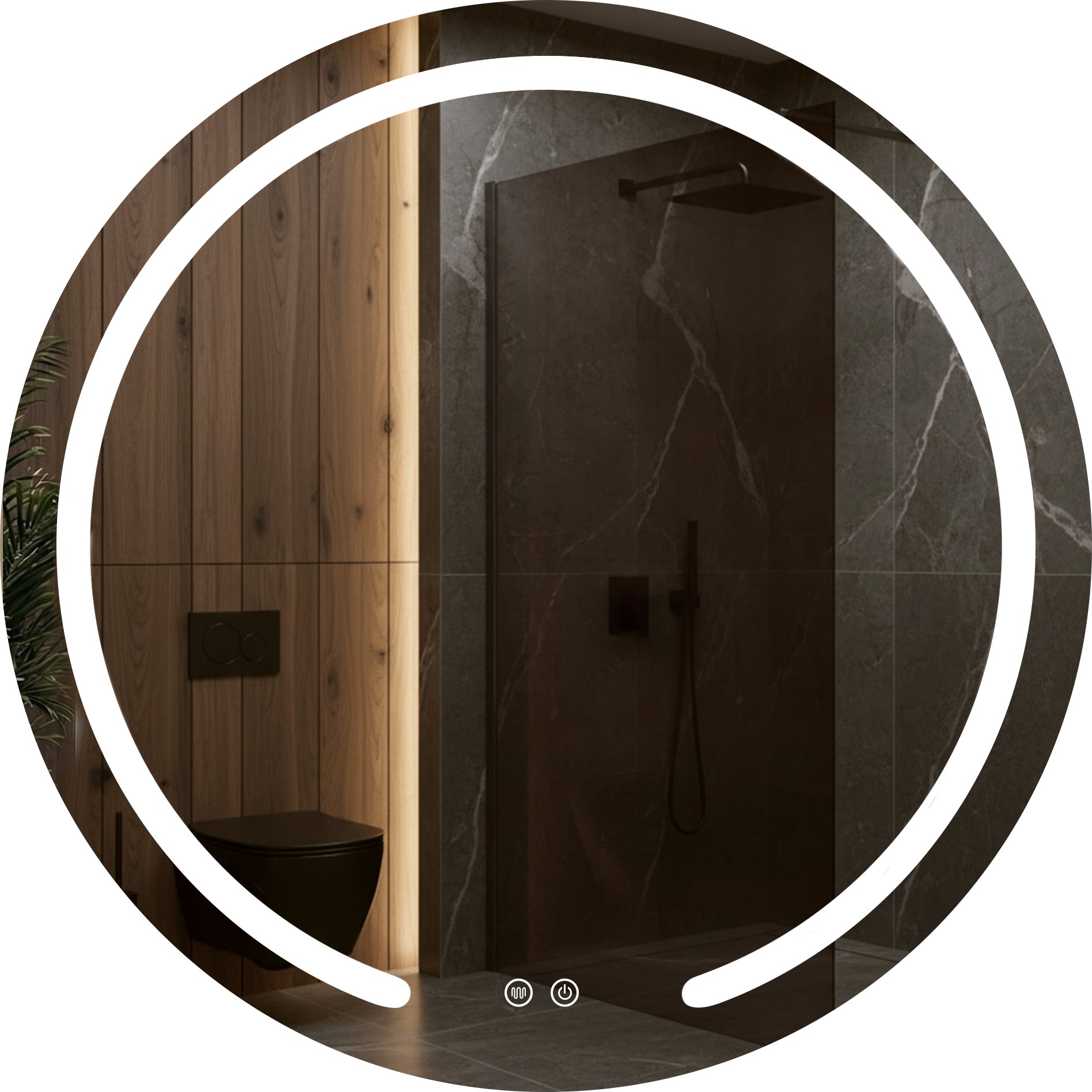 Lustro Rea Lustro ścienne LED 50cm Modern