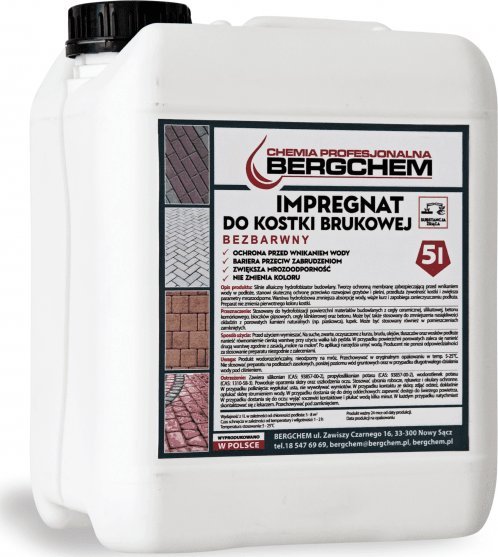 Bergchem IMPREGNAT DO KOSTKI BRUKOWEJ BEZBARWNY 5L
