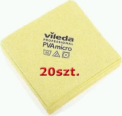 Vileda Zestaw Ścierka Pva Micro Żółta 20szt