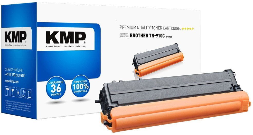 KMP B-T122 Tonerpatrone Cyan 180g (Alternative zu Brother TN910C)