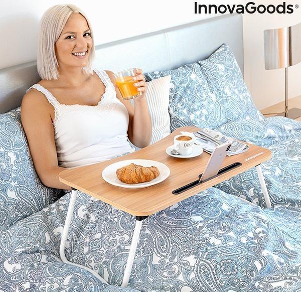 InnovaGoods Wielozadaniowy Składany Stolik Pomocniczy