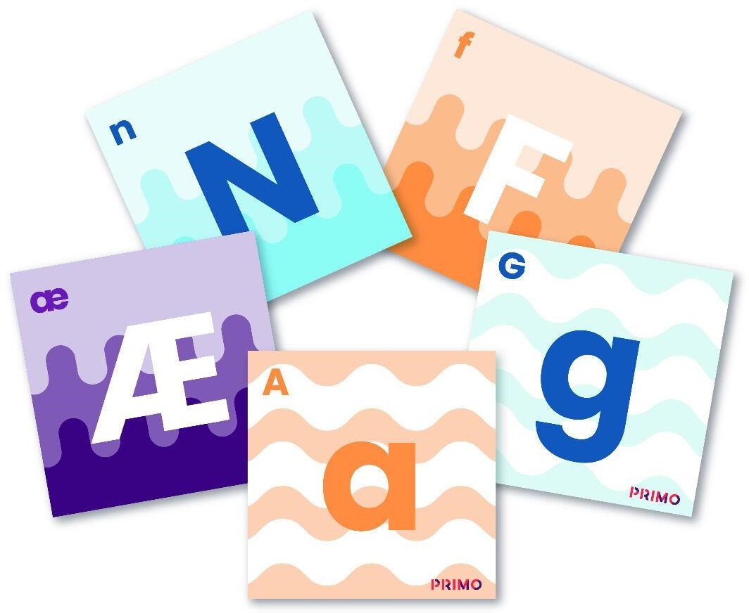 Bkids Cubetto MINT Coding Karty literowe ABC do przezroczystej maty od 3 lat Odpowiednie dla Montessori