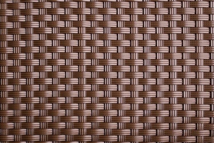 TechnoRattan Osłona Balkonowa z TECHNORATTANU na WYMIAR (0,05m2) - Brąz Orzech bez oczek RD01