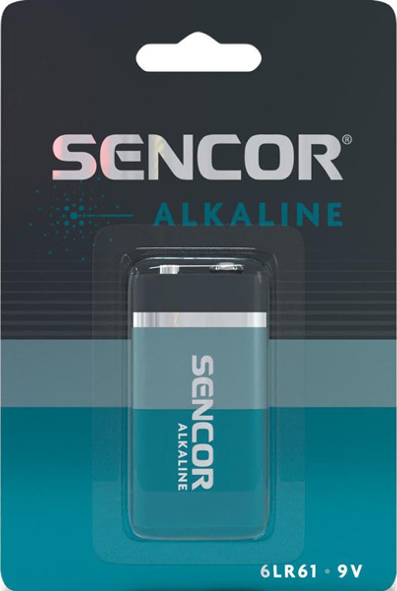 Sencor Bateria alkaliczna, 6LR61, 6LR61, 9V, , blistr, 1-pack