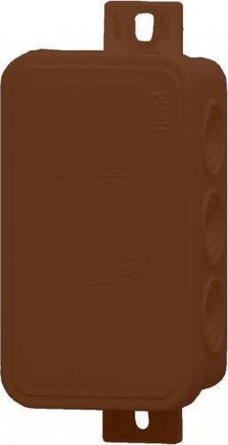 Onnline Puszka hermetyczna V8 termoutwardzalna IP54 brąz-klik 80x45x41 ONNLINE