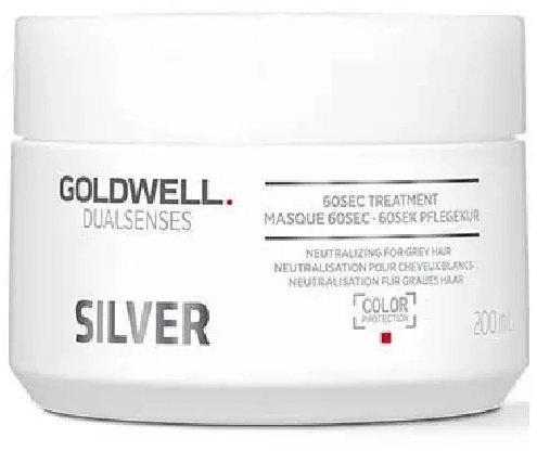 Goldwell Goldwell, Dualsenses Silver 60 Sec, Hair Treatment Cream Mask, Anti Grey, 200 ml For Women