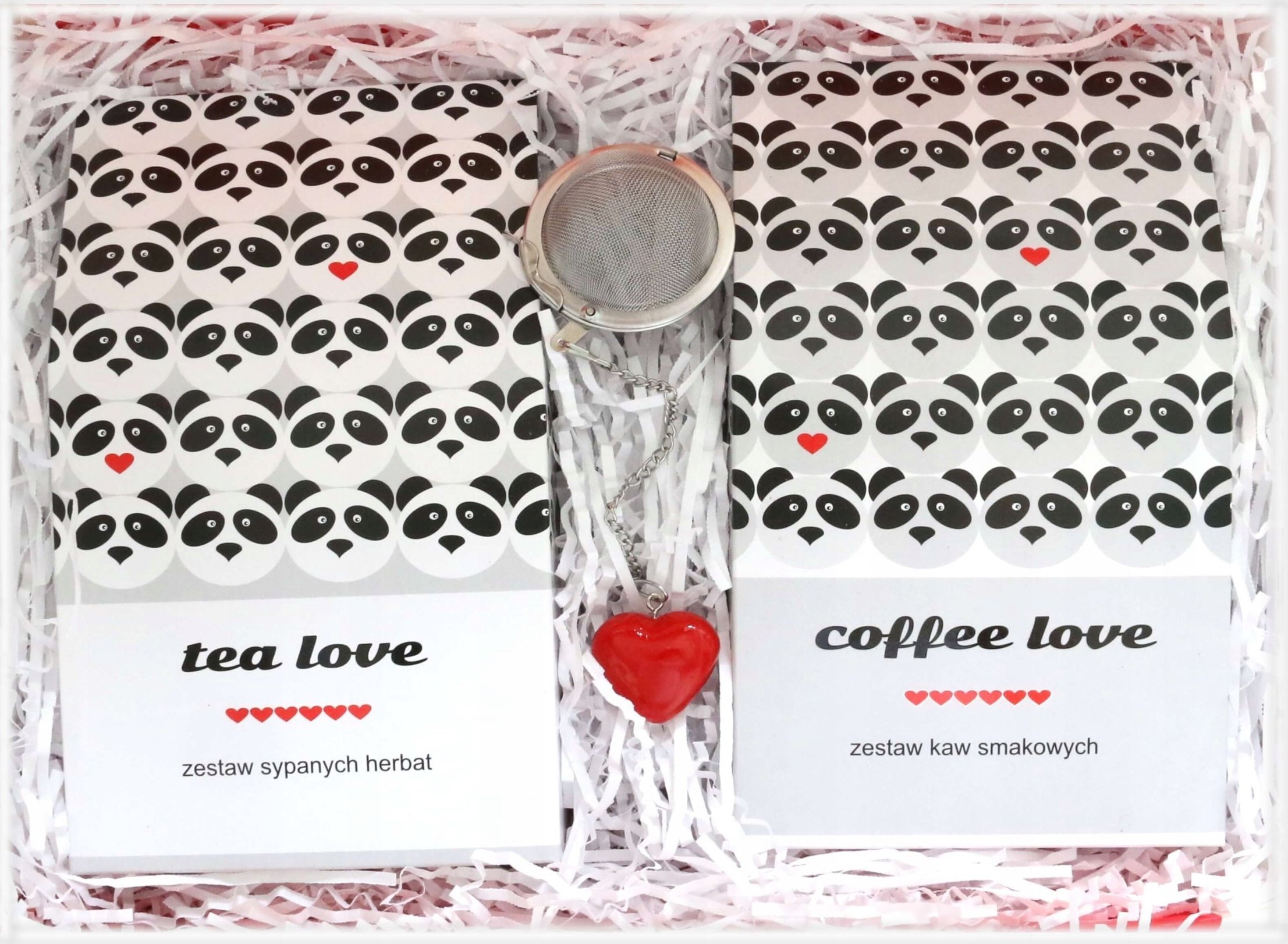 Cup&You Miłosny BOX na walentynki rocznicę kawa + herbata