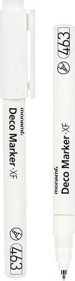 Monami Marker akrylowy Deco 463 XF biały (6szt) MONAMI