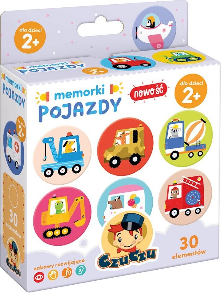 Czuczu Gra Memorki pojazdy