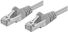 Goobay Kabel krosowy patchcord F/UTP kat. 5e CCA szary 5m (50130)