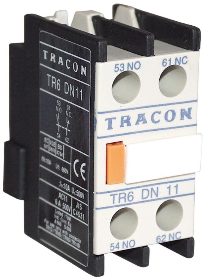 Tracon Electric Osprzęt instalacyjny Styk pomocniczy TNC1K i TNC1E 1NO+1NC TNC6DN11