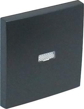 Efapel EFAPEL LOGUS90 KLAWISZ DO ŁĄCZNIKA 1-2-BIEGUNOWEGO UNIWERSALNEGO ZWIERNEGO Z PODŚWIETLENIEM GRAFIT 90602 TIS