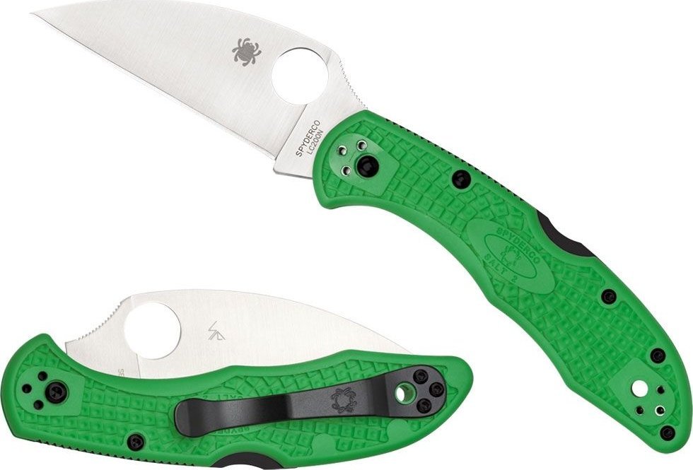 Фото - Ніж / мультитул Spyderco SALT 2 WHARNCLIFFE FRN GREEN PLAIN C88FPWCGR2 