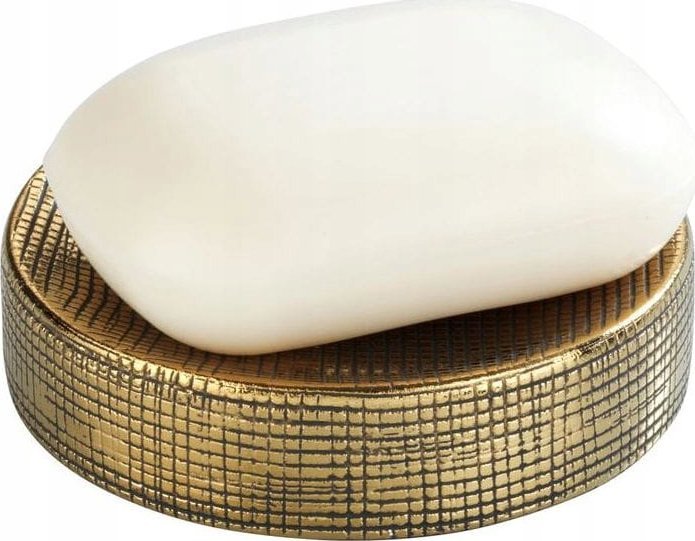Wenko Mydelniczka ceramiczna RIVARA, złota, WENKO