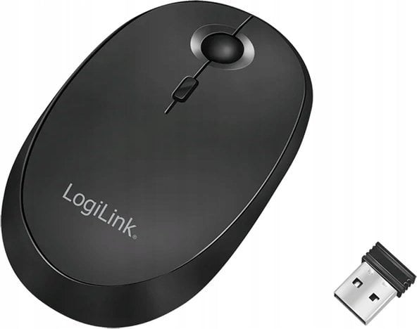 Mysz LogiLink Mysz bezprzewodowa i Bluetooth 2.4GHz 800/1200/1600dpi czarny