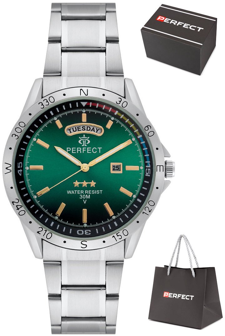 Zegarek Perfect B937-08 męski sportowy czytelny .