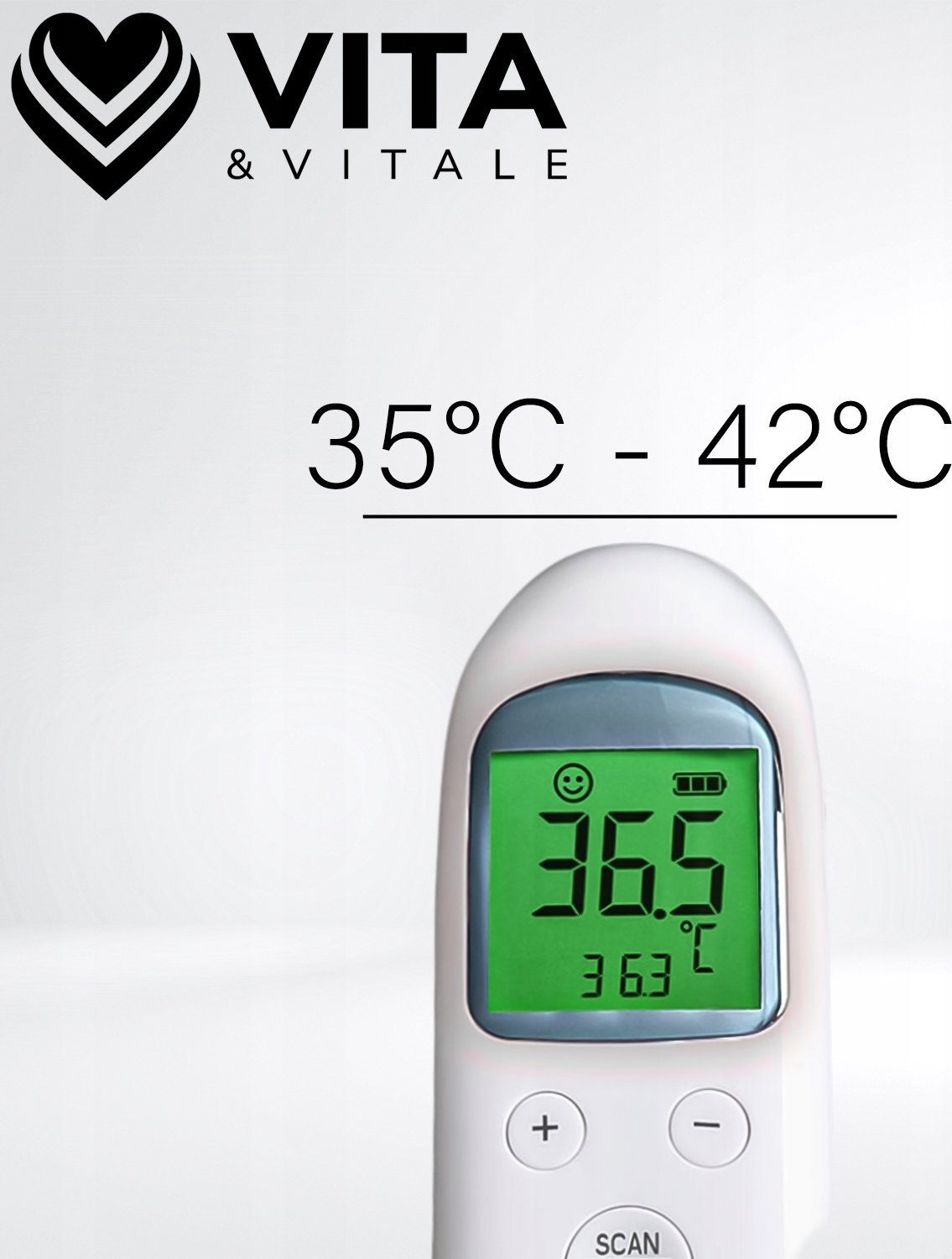 Termometr bezdotykowy medyczny Vita Vitale KWL-F01