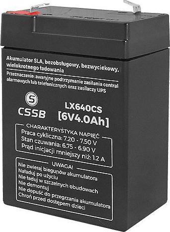 CSSB Akumulator żelowy 6V 4Ah