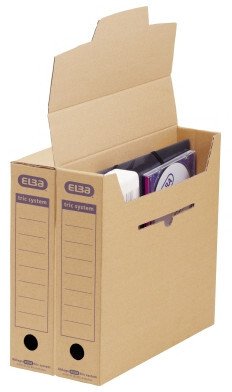 Elba Elba 100421087 pudełko do przechowywania dokumentów Karton Jasny brąz