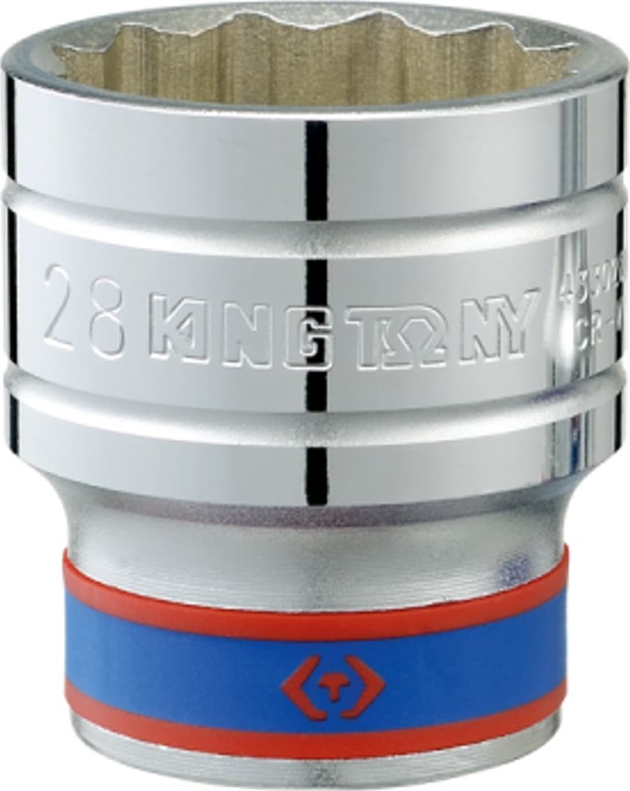 King Tony NASADKA KRÓTKA 1/2" 36mm x 46mm 12-kąt. Cr-v King Tony