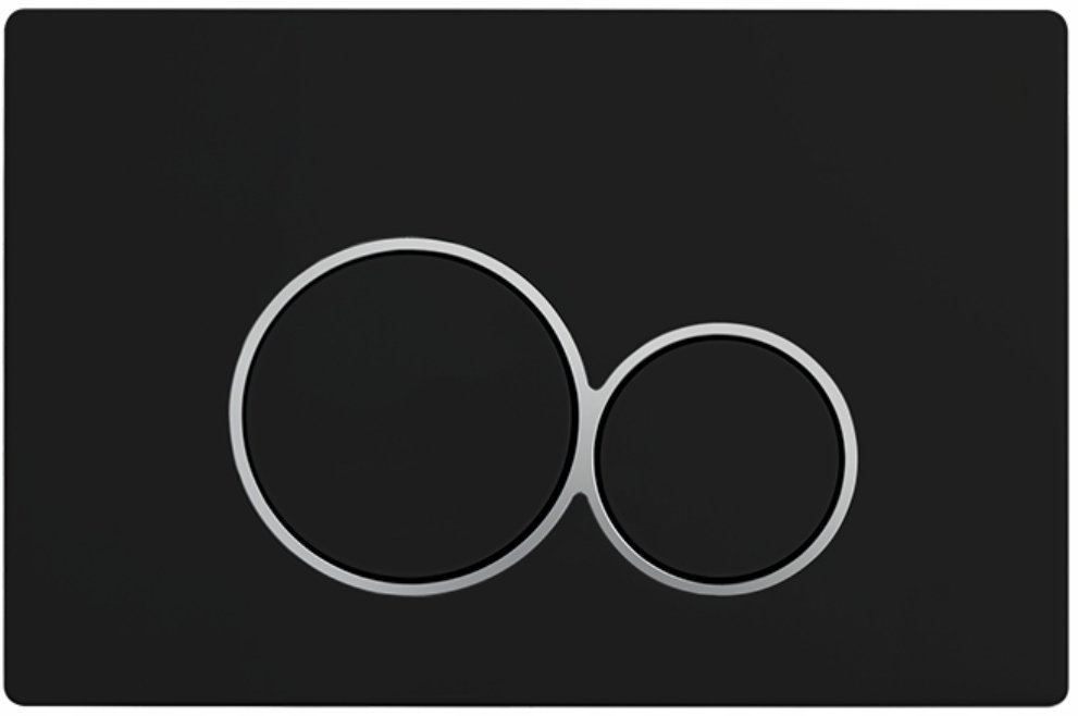 H2 / VIGANTE / PRZYCISK STELAŻA PODTYNKOWEGO WC H2 CZARNY /