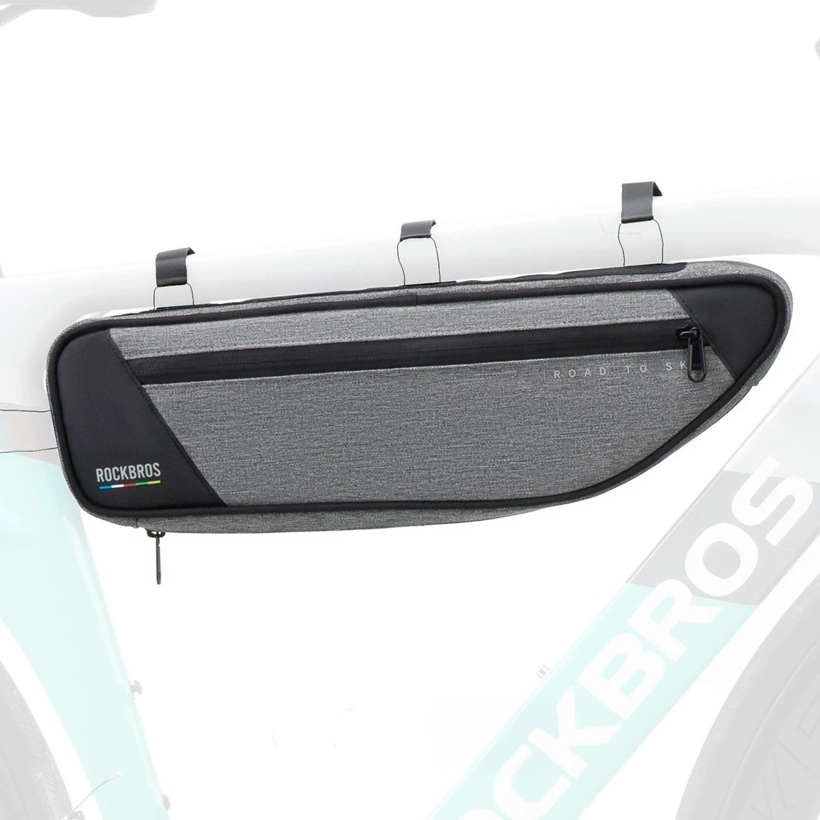 RockBros Torba rowerowa TL003 Road To Sky 2 l pod ramę wodoodporna - szara (30120043003)