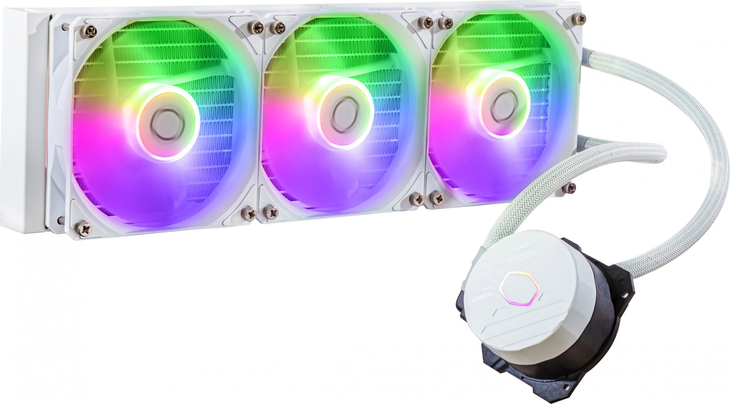 Chłodzenie wodne Cooler Master MasterLiquid 360L Core ARGB White (MLW-D36M-A18PZ-RW)