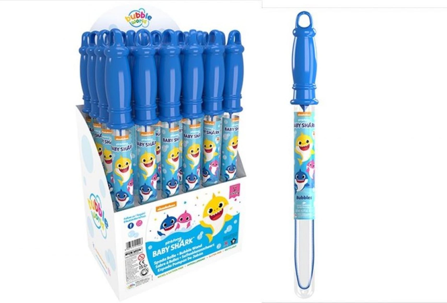 Artyk Miecz do robienia baniek mydlanych 120ml p24 Baby Shark DULCOP cena za 1 sztukę